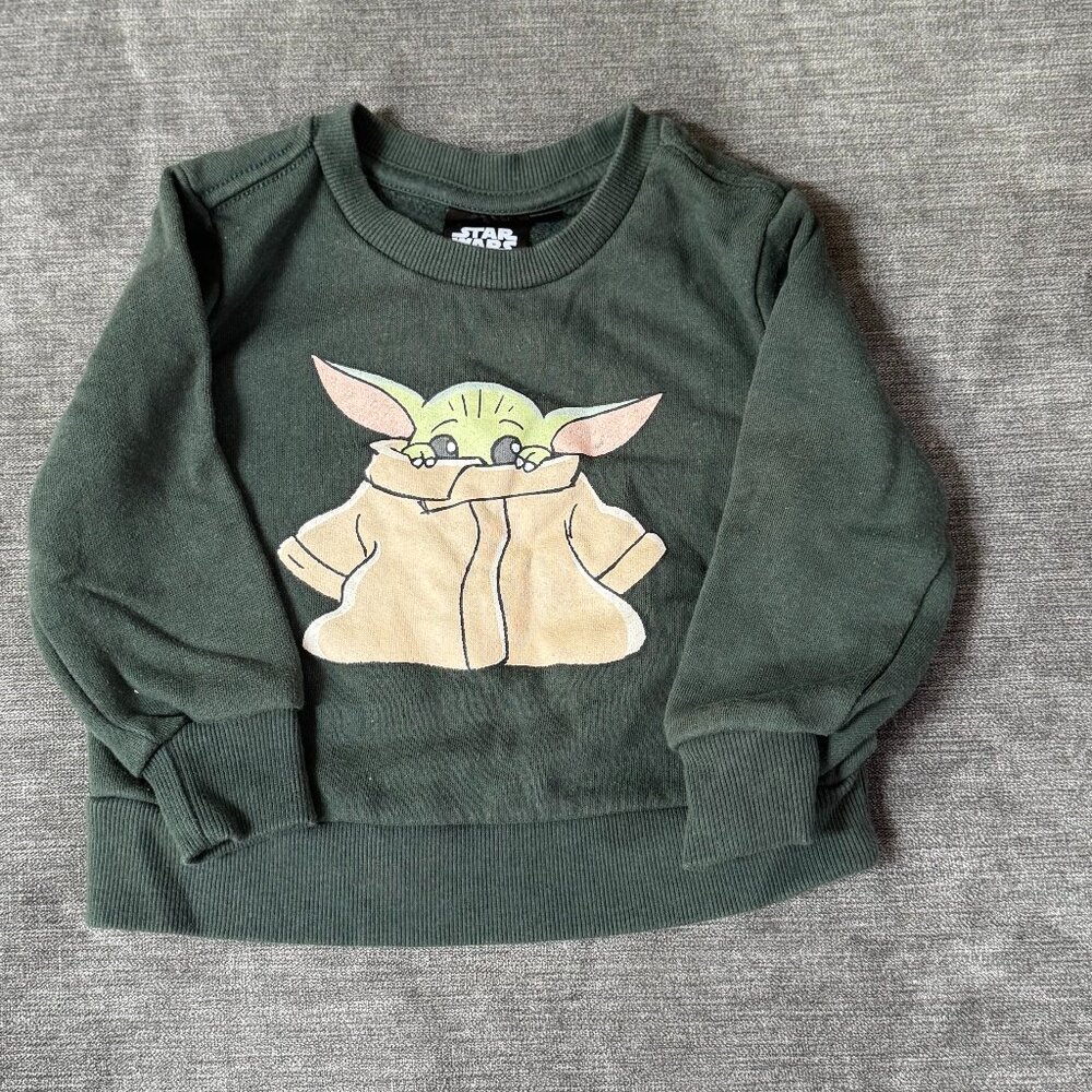 Star Wars Baby Yoda Crewneck Sweatshirt 12-18 months